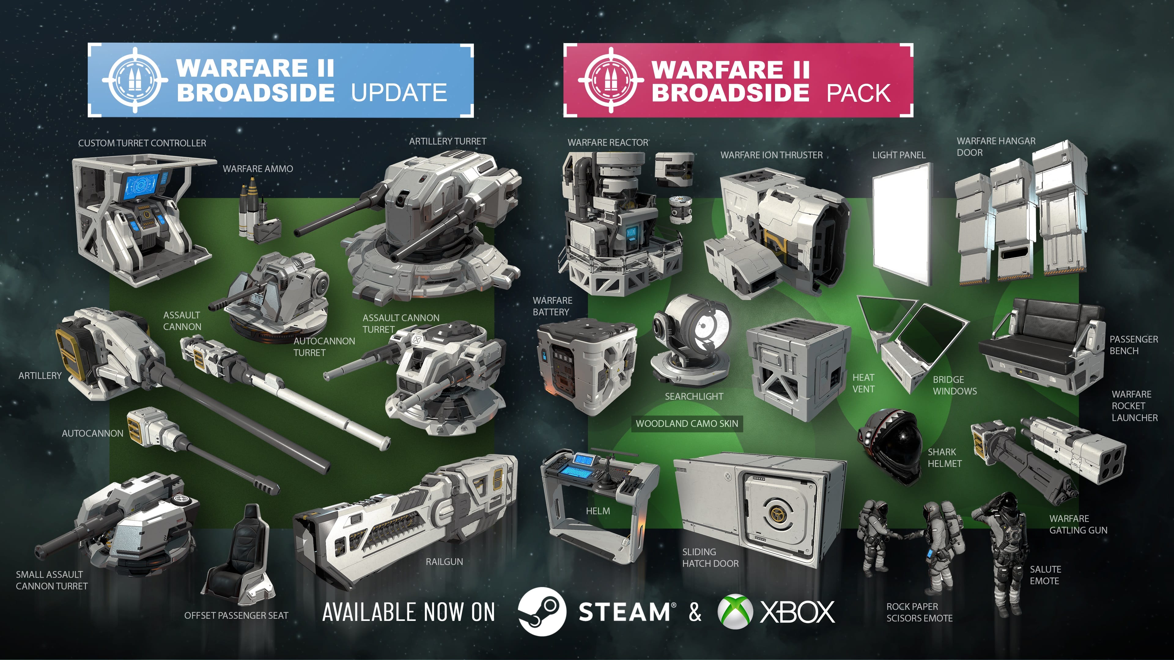 Space Engineers: Warfare 2 “Broadside” | Marek Rosa – dev blog